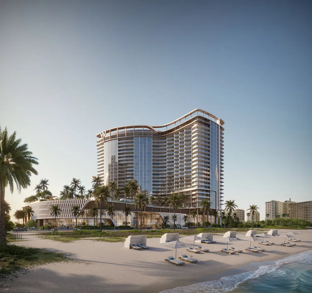 Pompano Beach pre-construction condos - W Hotel Residences Pompano Beach rendering