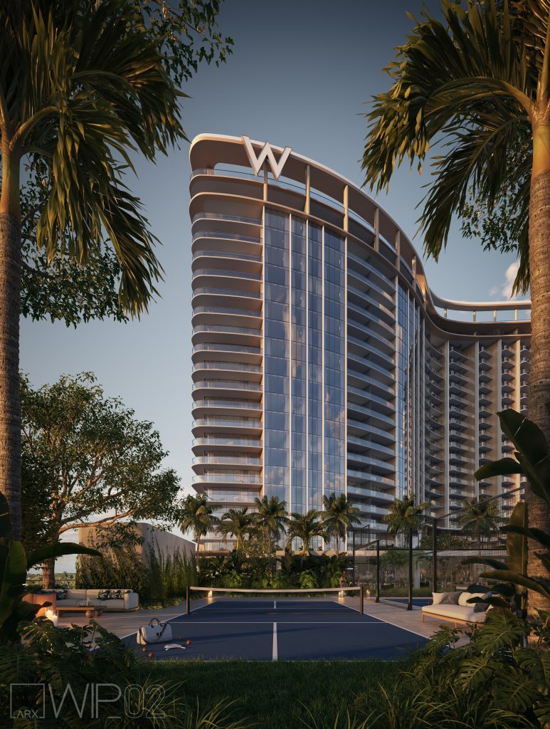 Pickle Ball Courts - W Pompano Beach Hotel & Residences